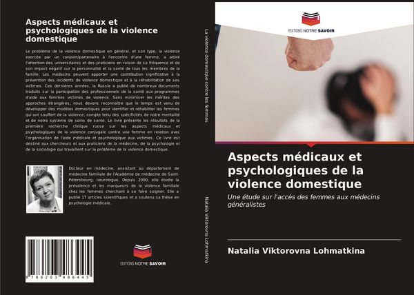 Produktbild: Aspects m&eacute;dicaux et psychologiques de la violence domestique