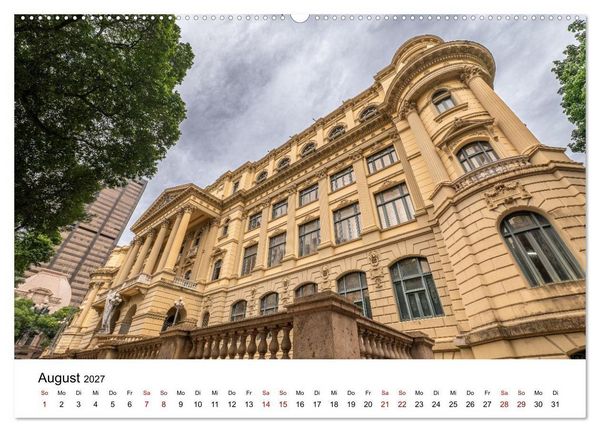 Produktbild: Rio de Janeiro - Kontraste. Farben. Licht (hochwertiger Premium Wandkalender 2027 DIN A2 quer), Kunstdruck in Hochglanz