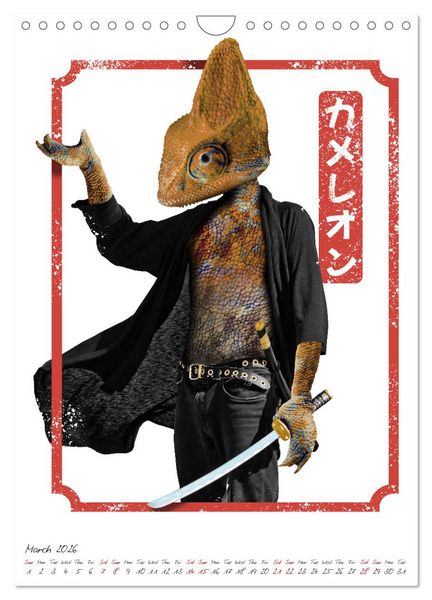 Produktbild: Crazy animal fighters (Wall Calendar 2026 DIN A4 portrait), CALVENDO 12 Month Wall Calendar