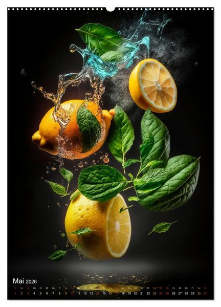 Produktbild: Coole Fr&uuml;chte (Wandkalender 2026 DIN A2 hoch), CALVENDO Monatskalender