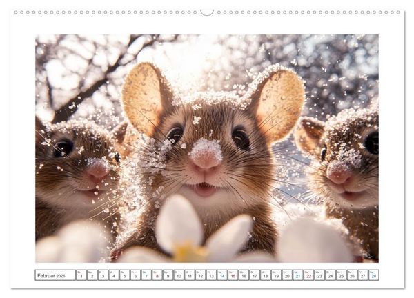 Produktbild: Augen wie Kn&ouml;pfe (Wandkalender 2026 DIN A2 quer), CALVENDO Monatskalender