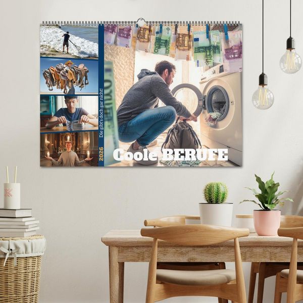 Produktbild: Coole Berufe (Wandkalender 2026 DIN A2 quer), CALVENDO Monatskalender
