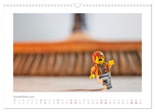 Produktbild: La vie secr&egrave;te des figurines (Calendrier mural 2026 DIN A3 vertical), CALVENDO calendrier mensuel