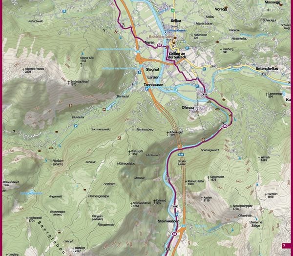 Produktbild: KOMPASS Fahrrad-Tourenkarte Alpe Adria Radweg 1:50.000