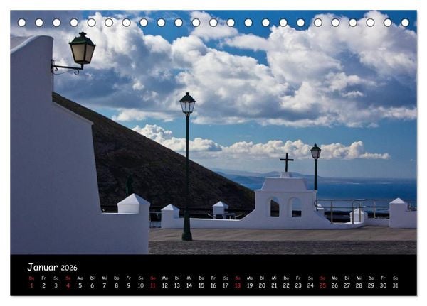 Produktbild: Lanzarote - Insel der Vulkane (Tischkalender 2026 DIN A5 quer), CALVENDO Monatskalender