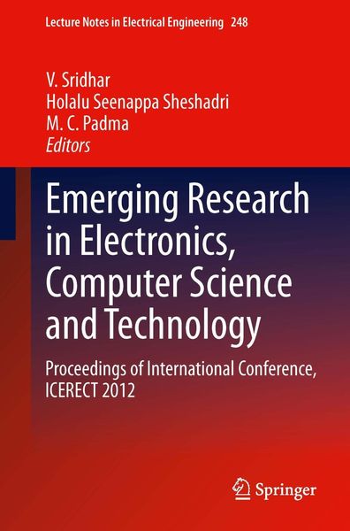 Produktbild: Emerging Research in Electronics, Computer Science and Technology