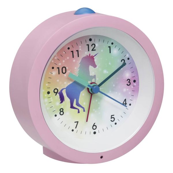 Produktbild: TFA Dostmann 60.1033.12 Quarz Wecker Rosa Leisegang-Uhrwerk