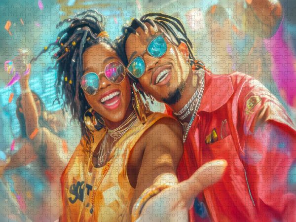 Produktbild: CALVENDO Puzzle Party und Musik | 1000 Teile Lege-Gr&ouml;&szlig;e 64x48cm Foto-Puzzle f&uuml;r gl&uuml;ckliche Stunden