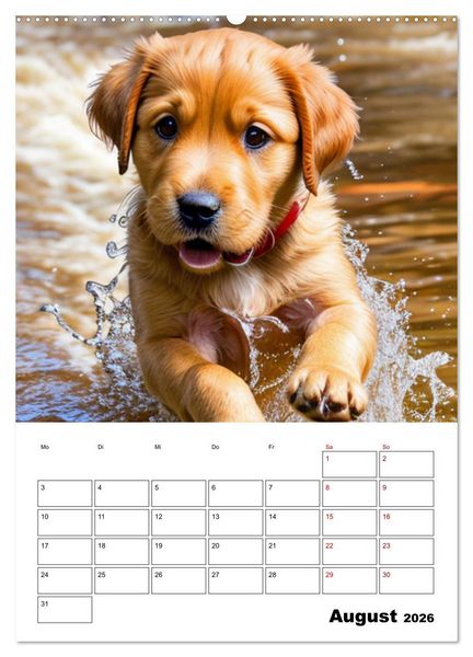 Produktbild: Mit Tieren hinein in das neue Jahr (hochwertiger Premium Wandkalender 2026 DIN A2 hoch), Kunstdruck in Hochglanz
