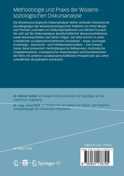 Produktbild: Methodologie und Praxis der Wissenssoziologischen Diskursanalyse