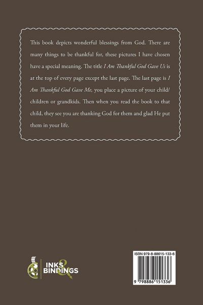 Produktbild: I Am Thankful God Gave Us