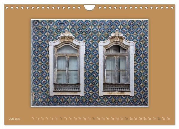 Produktbild: Azulejo-Fassaden in Portugal (Wandkalender 2026 DIN A4 quer), CALVENDO Monatskalender