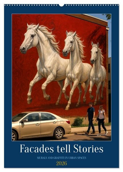 Produktbild: Facades tell Stories (Wall Calendar 2026 DIN A2 portrait), CALVENDO 12 Month Wall Calendar
