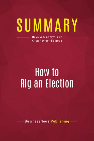 Produktbild: Summary: How to Rig an Election