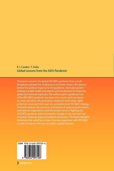 Produktbild: Global Lessons from the AIDS Pandemic