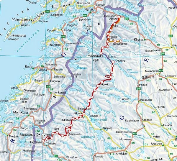 Produktbild: ROTHER Wanderf&uuml;hrer Schweden: Kungsleden
