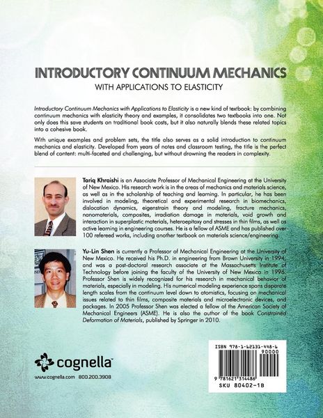 Produktbild: Introductory Continuum Mechanics with Applications to Elasticity (Revised Edition)