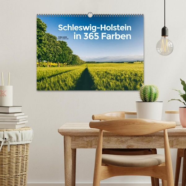 Produktbild: Schleswig-Holstein in 365 Farben (Wandkalender 2026 DIN A3 quer), CALVENDO Monatskalender