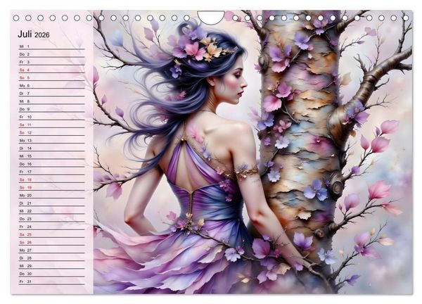 Produktbild: Waldgeborene Eleganz (Wandkalender 2026 DIN A4 quer), CALVENDO Monatskalender