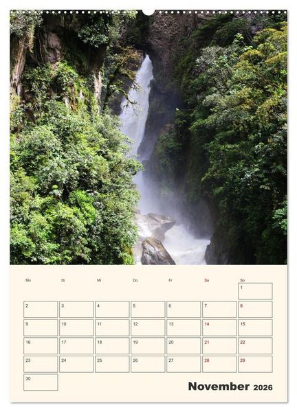 Produktbild: Ecuador - Terminplaner (hochwertiger Premium Wandkalender 2026 DIN A2 hoch), Kunstdruck in Hochglanz