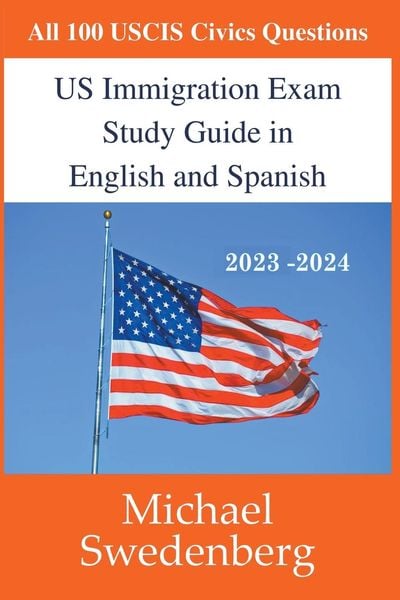 Produktbild: US Immigration Exam Study Guide in English and Spanish