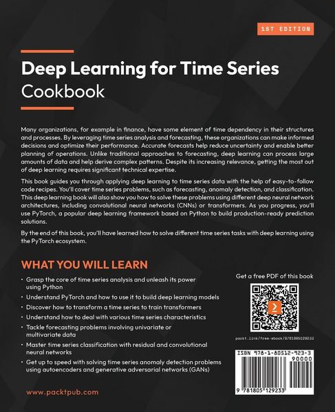 Produktbild: Deep Learning for Time Series Cookbook