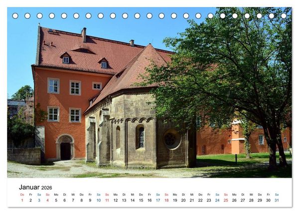 Produktbild: KLOSTER PFORTA (Tischkalender 2026 DIN A5 quer), CALVENDO Monatskalender