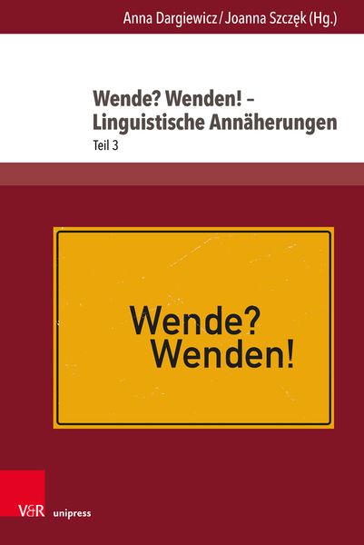Produktbild: Wende? Wenden! &ndash; Linguistische Ann&auml;herungen