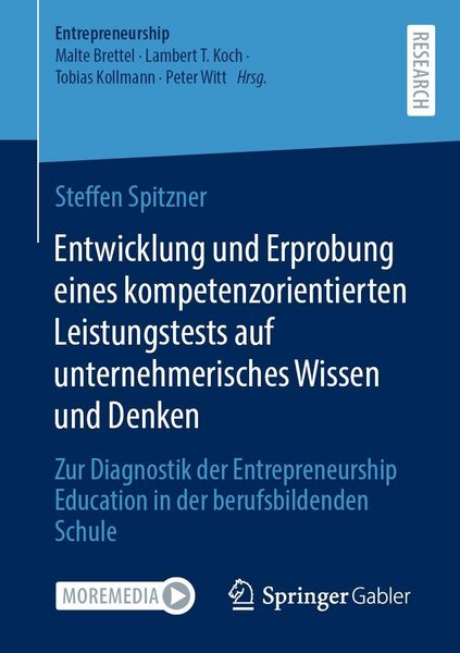 Produktbild: Entwicklung und Erprobung eines kompetenzorientierten Leistungstests auf unternehmerisches Wissen und Denken