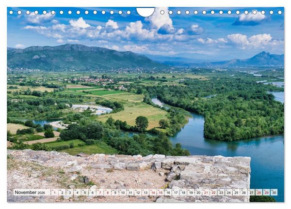 Produktbild: Faszinierendes Albanien (Wandkalender 2026 DIN A4 quer), CALVENDO Monatskalender
