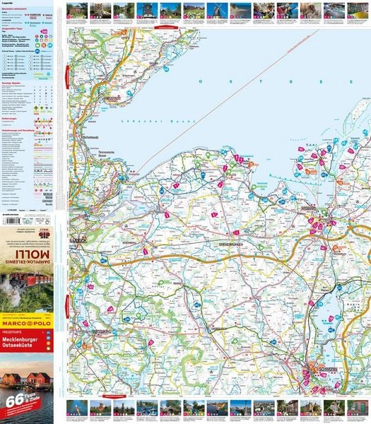 Produktbild: MARCO POLO Freizeitkarte 3 Mecklenburger Ostseek&uuml;ste 1:100.000