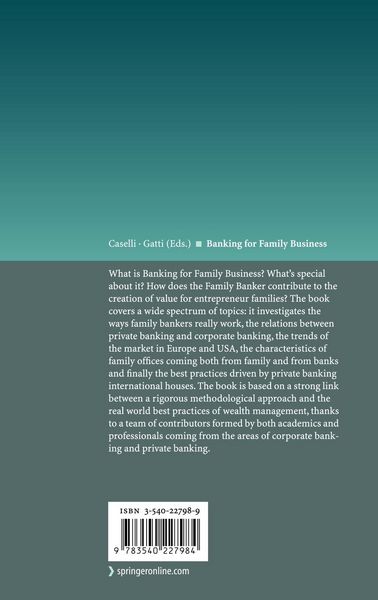 Produktbild: Banking for Family Business