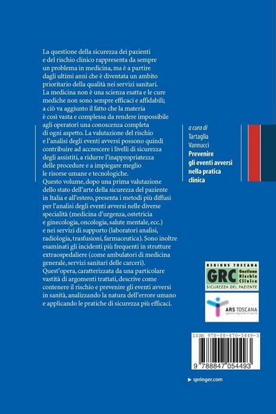 Produktbild: Prevenire gli eventi avversi nella pratica clinica
