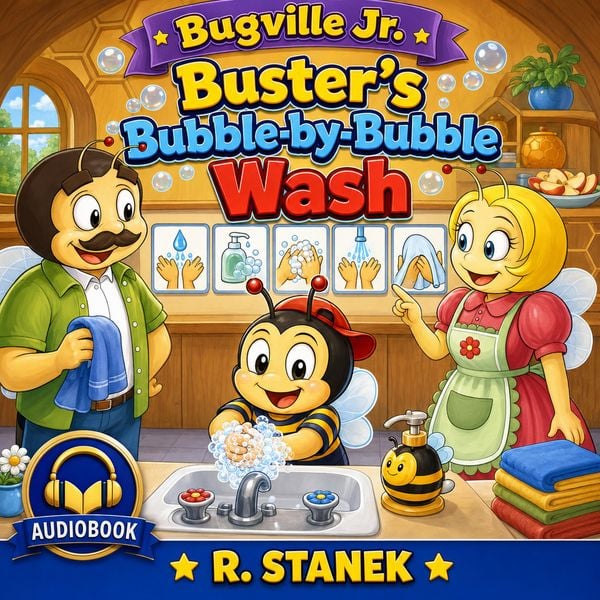 Buster's Bubble-by-Bubble Wash (A Bugville Jr. Story)