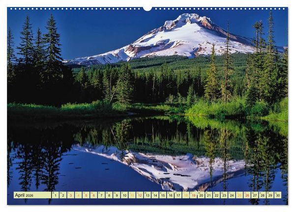 Produktbild: Vulkane - imposant und bedrohlich (hochwertiger Premium Wandkalender 2026 DIN A2 quer), Kunstdruck in Hochglanz