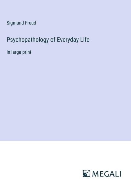 Produktbild: Psychopathology of Everyday Life