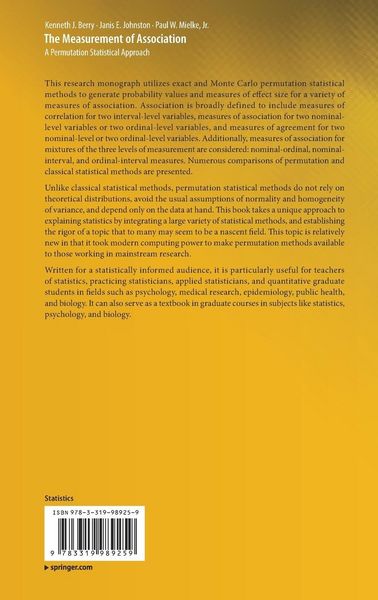 Produktbild: The Measurement of Association
