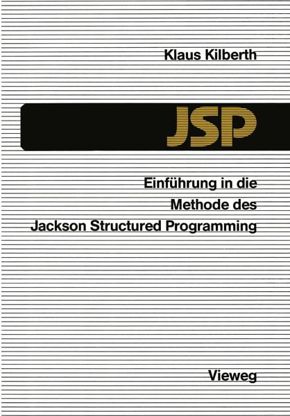 Produktbild: Einf&uuml;hrung in die Methode des Jackson Structured Programming (JSP)