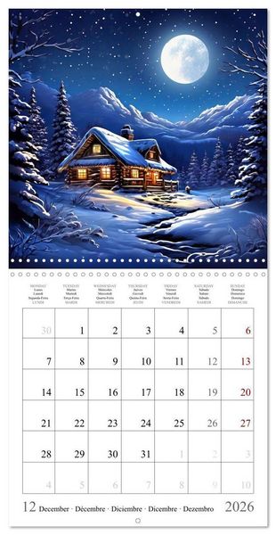 Produktbild: Bilkova, H: Magic Forest - Vacation (Wall Calendar 2026 12 &times;