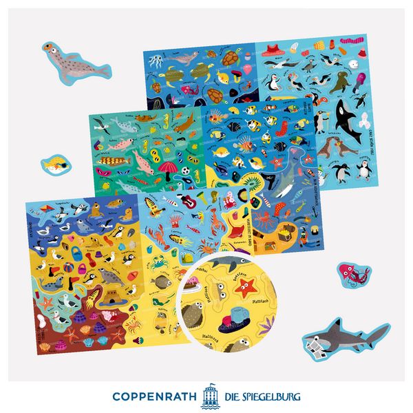 Produktbild: Wimmel-Stickerwelt: Im Meer