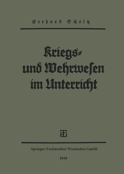 Produktbild: Kriegs- und Wehrwesen im unterricht