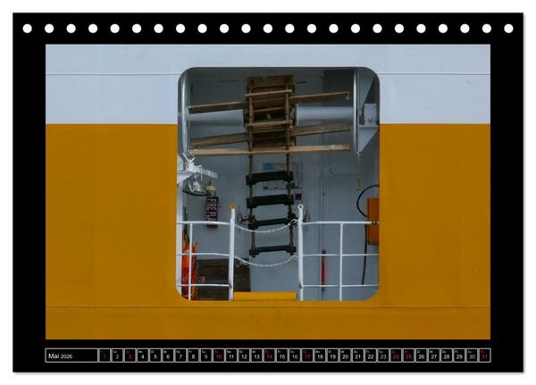 Produktbild: Rund um den Hamburger Hafen (Tischkalender 2026 DIN A5 quer), CALVENDO Monatskalender