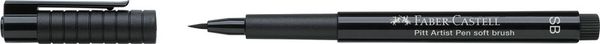 Faber-Castell Tuschestifte Pitt Artist Pens Comic schwarz, 4er Etui