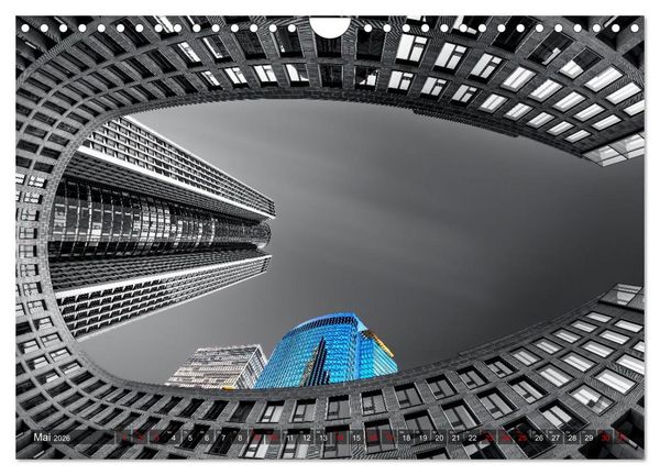 Produktbild: MAINHATTEN architektur kunst (Wandkalender 2026 DIN A4 quer), CALVENDO Monatskalender