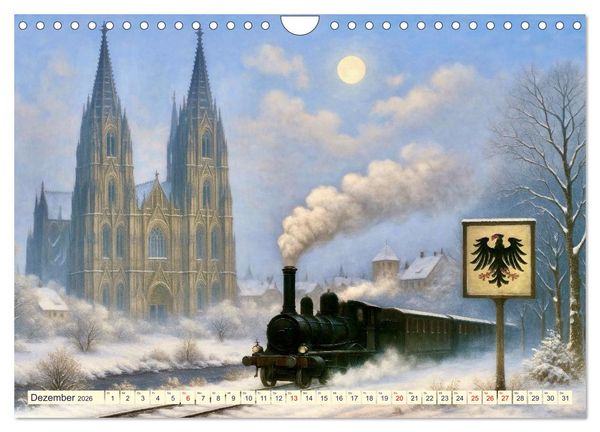 Produktbild: Heinrich Heine. Sein Leben, seine literarischen Werke (Wandkalender 2026 DIN A4 quer), CALVENDO Monatskalender