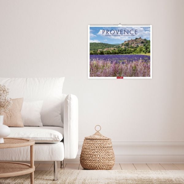 Produktbild: Provence Kalender 2027 - Bl&uuml;hende Lavendelfelder und malerische D&ouml;rfer