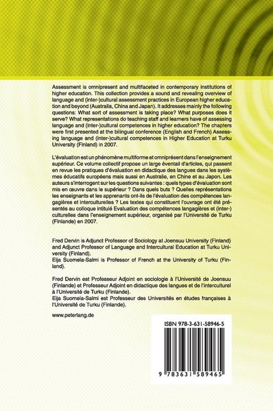 Produktbild: New Approaches to Assessing Language and (Inter-)Cultural Competences in Higher Education / Nouvelles approches de l&rsquo;&eacute;valuation des comp&eacute;tences langag