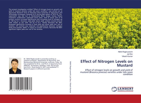 Produktbild: Effect of Nitrogen Levels on Mustard