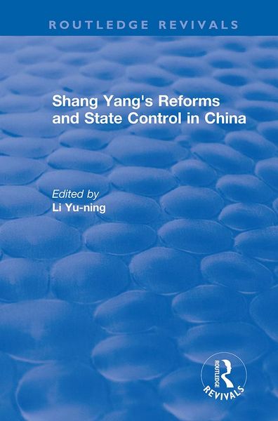 Produktbild: Revival: Shang yang's reforms and state control in China. (1977)