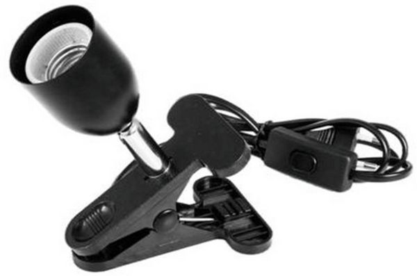 Produktbild: Eurolite 9460120N Lampenfassung-Adapter E27 230 V 60 W mit Klemmbefestigung, mit Eurostecker, mit Wippschalter